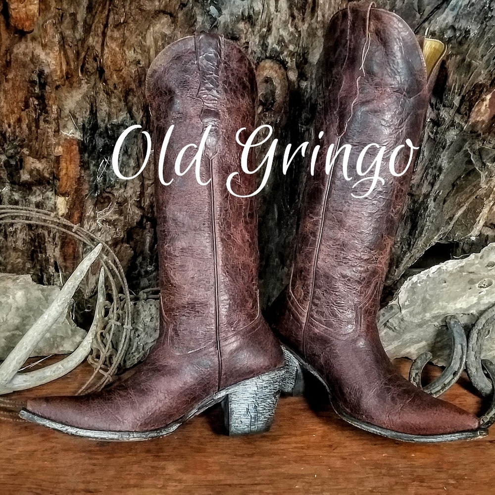 Old Gringo 'mohawk' cowboy boots - Picture 1 of 7